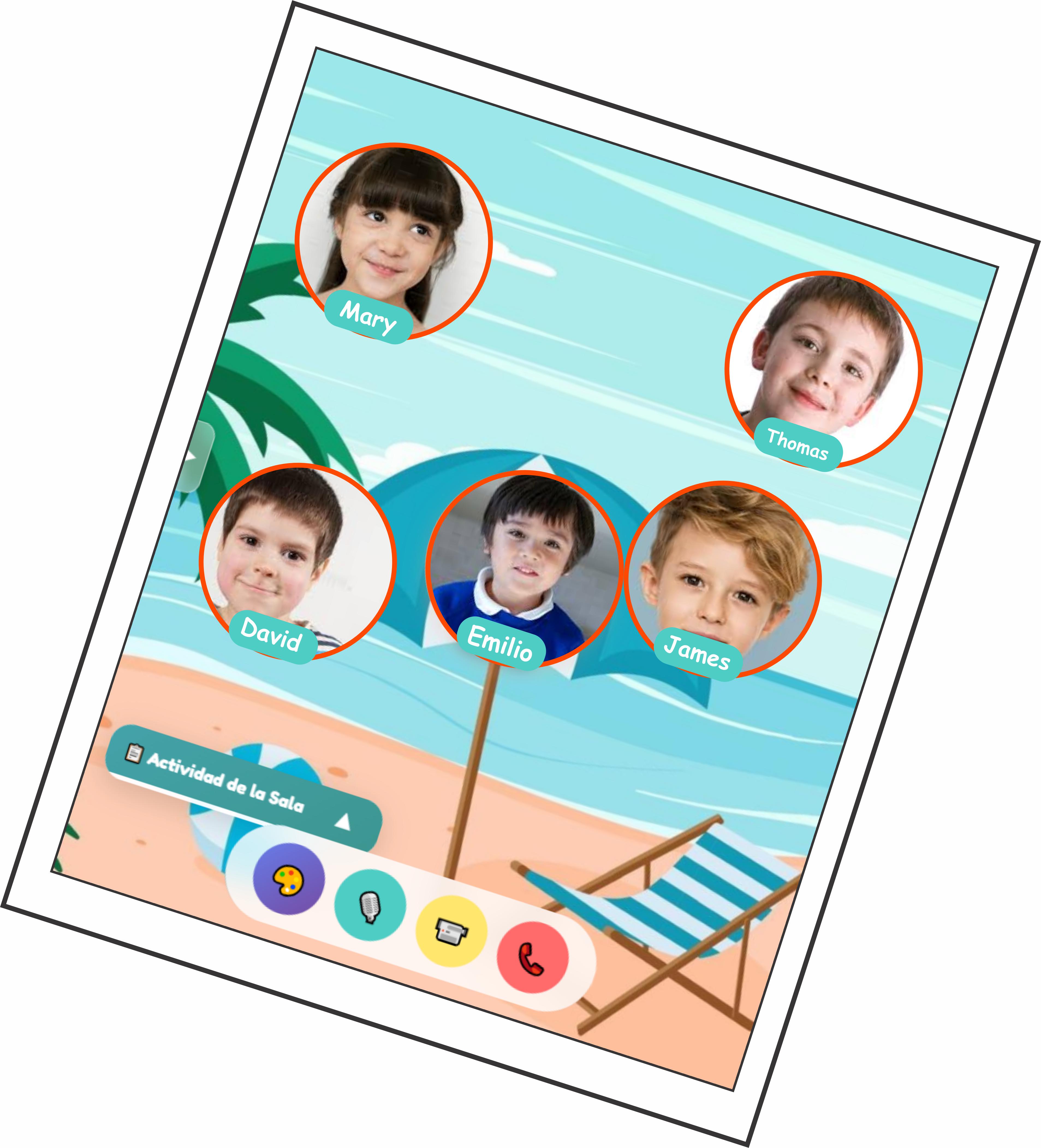 Niños jugando en BunnyClubs